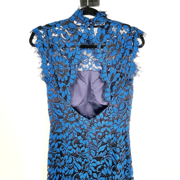 Eliza J Lace Cutout Back Gown Size 8 NWT $278 - Picture 10 of 11